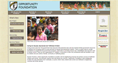 Desktop Screenshot of opportunitythailand.org